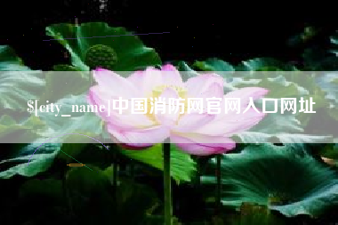 樟树中国消防网官网入口网址