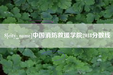 樟树中国消防救援学院2018分数线