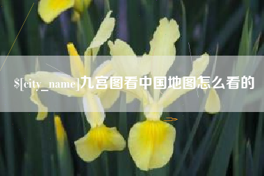 樟树九宫图看中国地图怎么看的