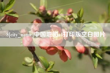 樟树中国地图a4打印版空白图片