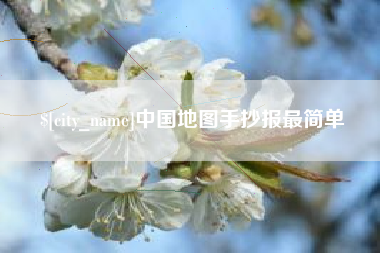 樟树中国地图手抄报最简单