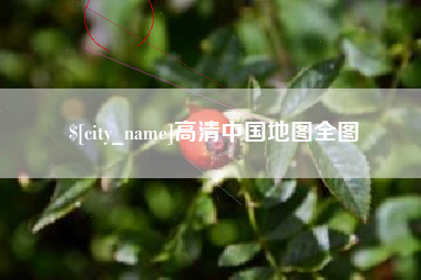 樟树高清中国地图全图