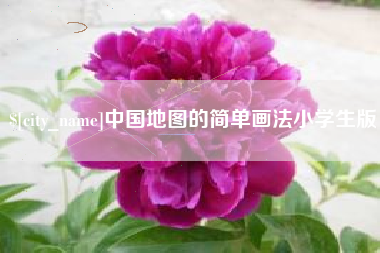 樟树中国地图的简单画法小学生版