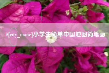 樟树小学生简单中国地图简笔画