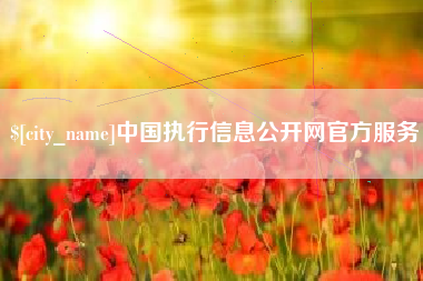 樟树中国执行信息公开网官方服务