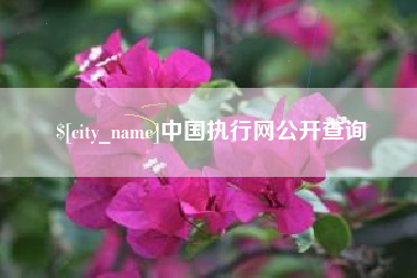 樟树中国执行网公开查询