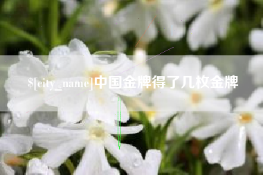 樟树中国金牌得了几枚金牌
