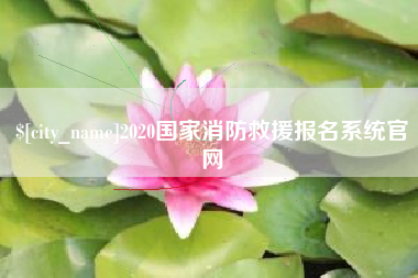 樟树2020国家消防救援报名系统官网
