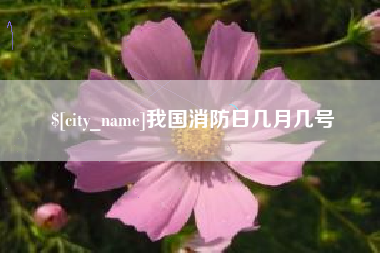 樟树我国消防日几月几号