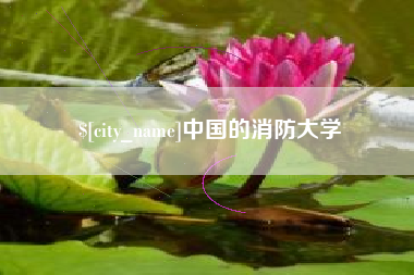 樟树中国的消防大学