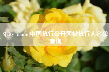 樟树中国执行公开网被执行人名单查询