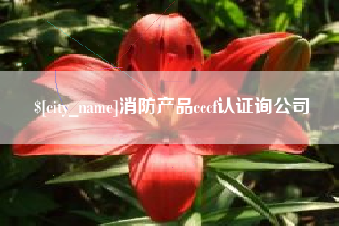 樟树消防产品cccf认证询公司