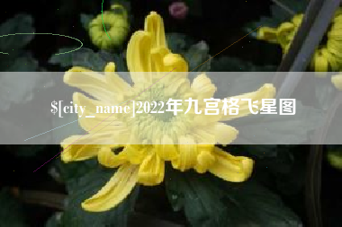 樟树2022年九宫格飞星图