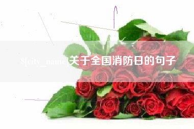 樟树关于全国消防日的句子