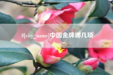 樟树中国金牌哪几项