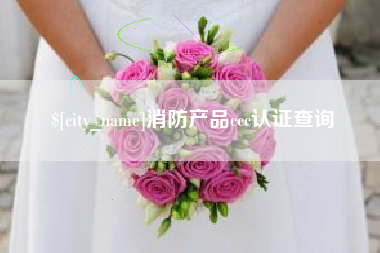 樟树消防产品ccc认证查询