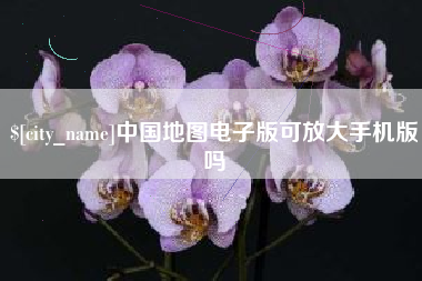 樟树中国地图电子版可放大手机版吗