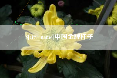 樟树中国金牌样子